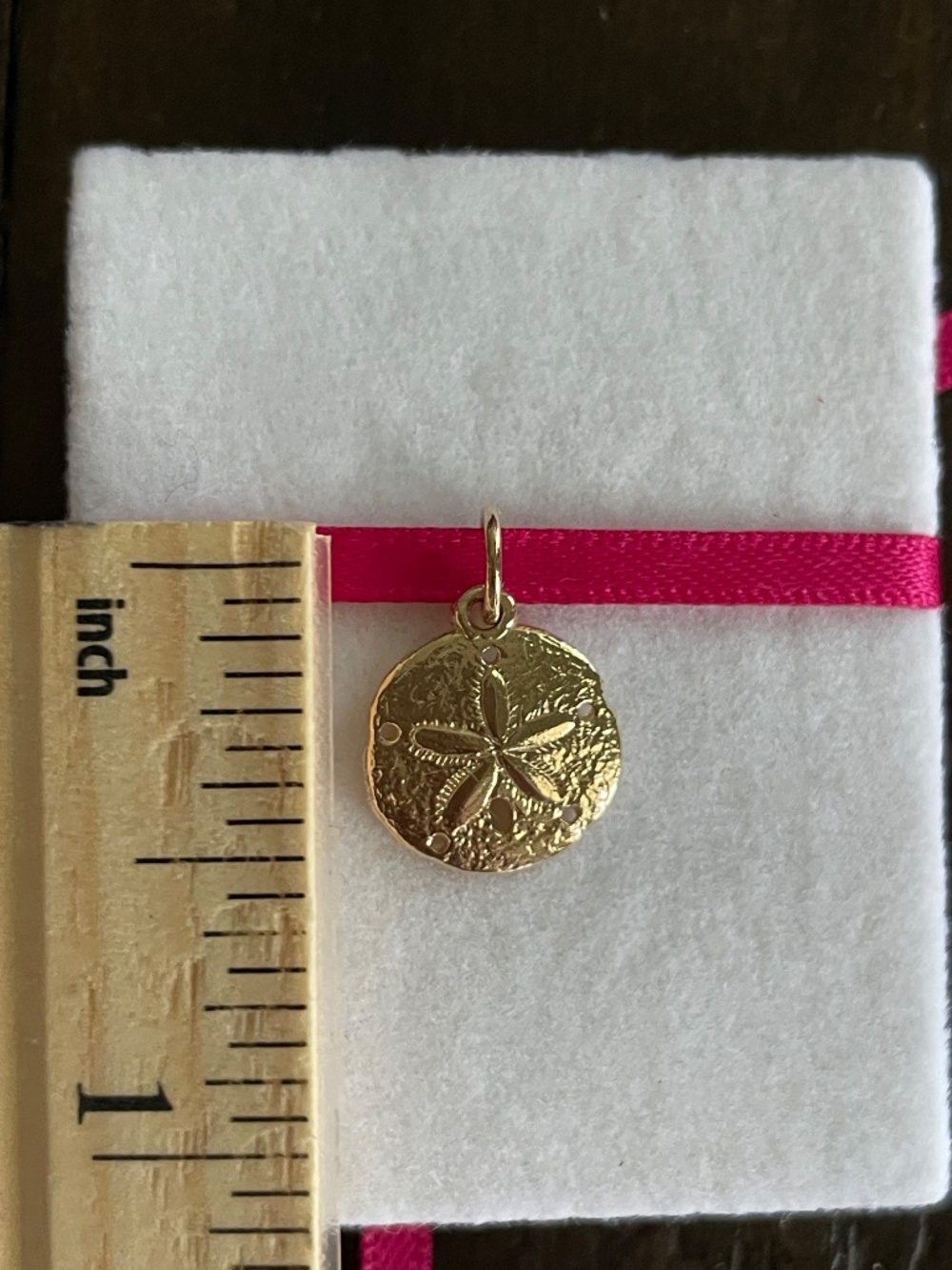 Helen Ficalora 14KT Solid Yellow Gold Sand Dollar Mini Charm - Picture 5 of 7